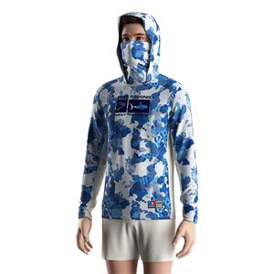 Offre Spéciale – Chemises de Pêche Camouflage Écologiques Légères et à Séchage Rapide pour Hommes – Modèle à Capuche « Bouche de Poisson » - Product Image 5
