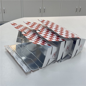 Contenedores de <span class=keywords><strong>comida</strong></span> forrados de lámina <span class=keywords><strong>a</strong></span> cuadros italianos clásicos personalizados, desechables, portátiles, con bloqueo térmico, para restaurantes, <span class=keywords><strong>catering</strong></span>, entrega - Product Image 3