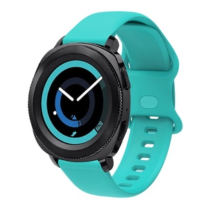 Correa de silicona de 20mm y 22mm para <span class=keywords><strong>Samsung</strong></span> <span class=keywords><strong>Galaxy</strong></span> <span class=keywords><strong>Watch3</strong></span>, 42mm, 46mm, Active 2 Gear S3, Amazfit Bip, pulsera de banda, reloj Huawei GT/2/2E/Pro - Product Image 4