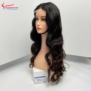 Fournisseurs de Cheveux Humains Vietnamiens Perruques Frontales en Dentelle Colorée Extensions de Cheveux Body Wave Toutes Couleurs Toutes Tailles en Dentelle Suisse HD - Product Image 1