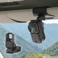 Support de caméra d'action Sunnylife pour pare-soleil de voiture 360° ° Rotation à 90° °   Support inclinable pour pare-soleil pour Osmo Nano