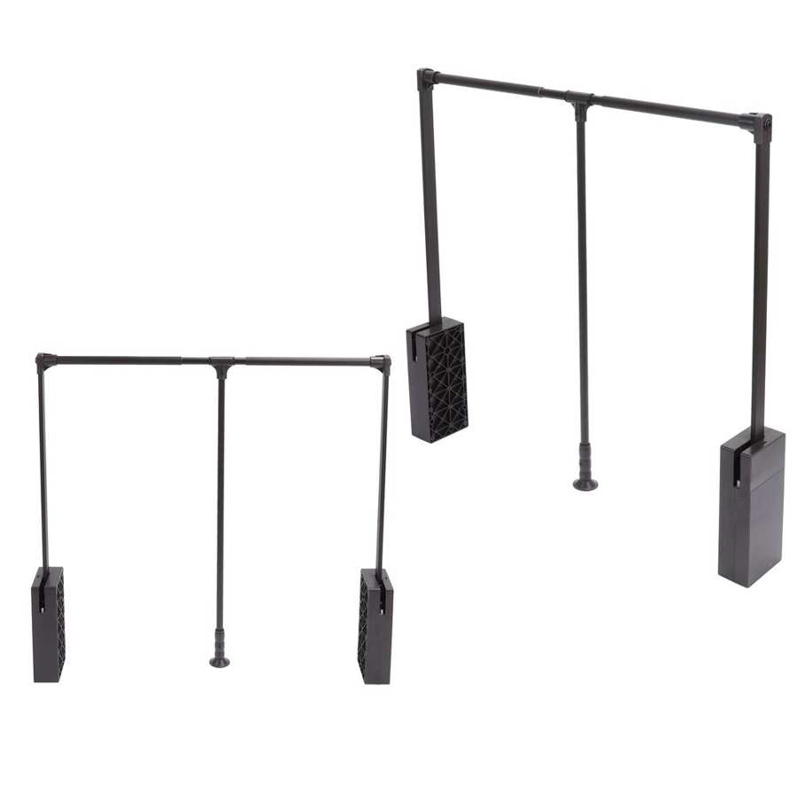 Подвижная вешалка для гардероба, аксессуары для шкафа, органайзер для шкафа, фитинги для хранения, тянущийся стержень для шкафа, подъемник для гардероба