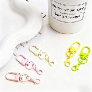 Mosquetón Giratorio de Aleación de Zinc Pintado en Colores Pastel, Clip para Llavero, Gancho de Seguridad de 14 mm para Llaves, Bolsos y Regalos Promocionales - Product Image 3