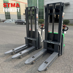 Carretilla elevadora apiladora eléctrica de precio barato STMA, apilador de palés Walkie de 1,5 toneladas, carretilla elevadora de elevación totalmente eléctrica de 1 tonelada - Product Image 6
