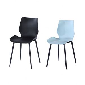 Multipurpose Durable Manufacturer With Metal Legs Geometric Heavy Black Hotel Mould Plastic Chair