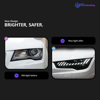 Phares avant BBA Car Styling pour Audi A7, projecteur LED, design RS7, 2011-2018, feux de jour DRL, feux de croisement et de route automatiques
