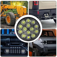 Feu arrière rond à LED de 3 pouces Marqueur d'urgence pour camion Lampe stroboscopique d'avertissement 12V 24V Lampes de signalisation pour moto remorque pick-up RV