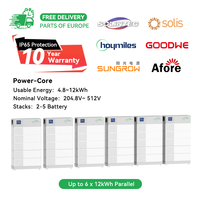 Batterie au lithium Lifepo4 empilable haute tension Enershare EU Stock 20kwh 30kwh 50kwh pour stockage d'énergie solaire