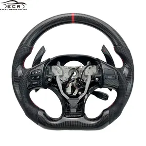 Ever-Carbon Racing ECR tùy chỉnh thiết kế phẳng dưới xe chỉ đạo Wheel Paddle Shifters cho Lexus là sợi Carbon chỉ đạo Wheel