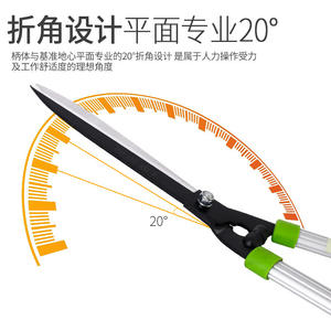 Sécateur à haies en alliage d'aluminium, lame noire Sk5 pour la taille des jardins, origine Shandong, modèle As 001 - Product Image 4