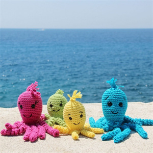 <span class=keywords><strong>Pulpo</strong></span> de <span class=keywords><strong>Ganchillo</strong></span> al por Mayor, Mini Juguete Hecho a Mano, Amigurumi, <span class=keywords><strong>Pulpo</strong></span> Bebé - Product Image 2