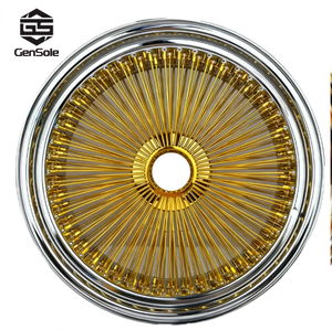 Cerchi in Lega Personalizzati 20/22/24/26 Pollici, PCD 5x114.3, Raggi Dritti Cromati, Cerchi Concavi da 24 Pollici, Cerchi Cromati Dayton - Product Image 3