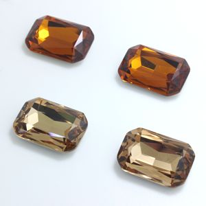 Usine En Gros <span class=keywords><strong>Verre</strong></span> Strass 6*8mm Nail Art Fournitures Cristal Pierre en Vrac - Product Image 3