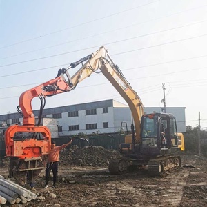 Marteau vibrant monté sur excavatrice KN150 de haute qualité, marteau vibrant hydraulique haute fréquence, piqueur de pieux vibrant - Product Image 1