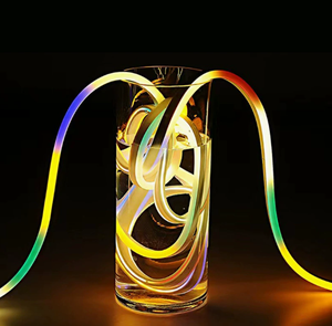 Anti-UV Weatherproof 8x16mm IP65-RGB Silicone Neon <b>Light</b> High CRI Quick Snap Mounting Bedroom Use RoHS CE - Product Image 1