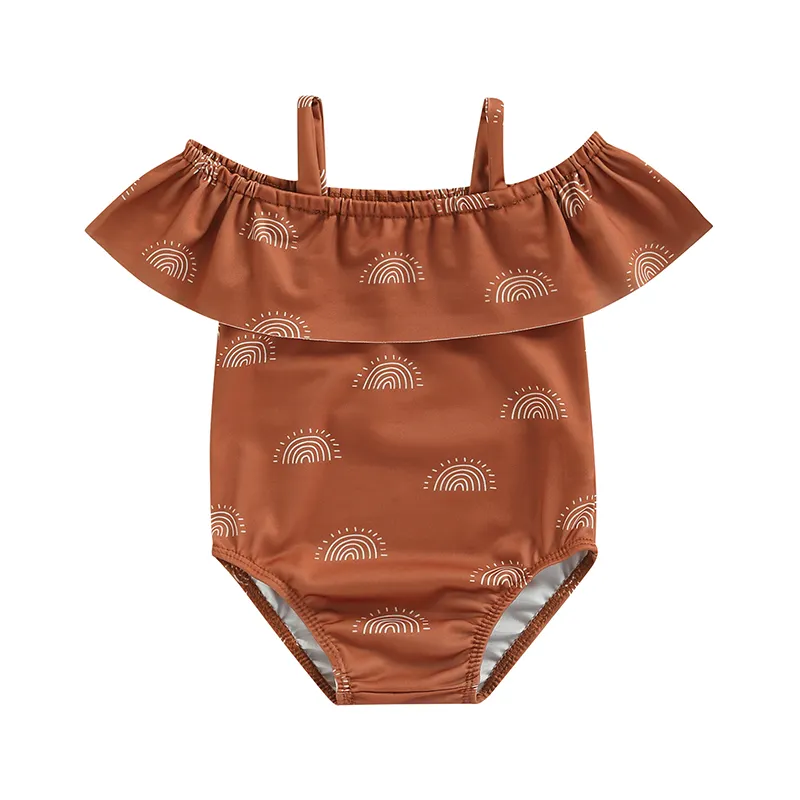 Kinder Bade bekleidung Kinder Mädchen feste Kinder Frauen Bikini Badeanzug Bade bekleidung