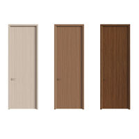 Porte battante en mélamine de style moderne de haute qualité, imperméable et insonorisée, pour la décoration intérieure de chambre et d'hôtel