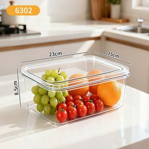 Food Grade Fridge Fresh-Keeping <b>Box</b> Freezer <b>Storage</b> <b>Box</b> Kitchen Sealed Container With Lid for Fruit and Vegetable - Product Image 2