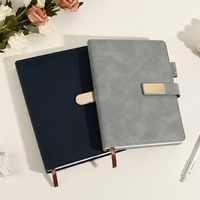 Carnet en cuir PU A5 personnalisé avec logo, couverture rigide, cadeaux d'affaires, journal avec boucle magnétique et porte-stylo, vente en gros