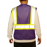 Gilet de sécurité réfléchissant haute visibilité pour travaux routiers, sécurité au travail, vêtements de sécurité au travail, logo personnalisé HongTu MH-29 Type 2