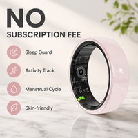 Cincin Pintar R12 Intelligent Smart Ring Health Tracker Pemantau Detak Jantung dan Tidur QRING Kontrol Gerakan Pengambilan Foto untuk Android iOS