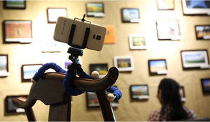 2021 جديد للطي الأخطبوط كاميرا مصغرة ترايبود ، الحامل المرن للهاتف النقال حامل Selfie عصا حامل كاميرا هاتف ذكي حامل - Product Image 3