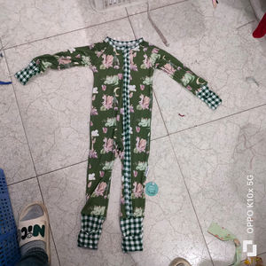 ชุดนอนเด็กทารกผ้าไผ่ลายสัตว์สั่งทำพิเศษ 95% ไผ่ 5% สแปนเด็กซ์ - Product Image 3