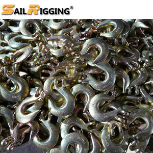 באיכות גבוהה זרוק מזויף מנוף וו מסתובב Keychain וו עם תפס S322 סגסוגת פלדה G70 - Product Image 6