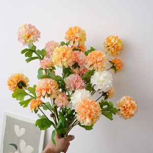 ดอกดาเลียประดิษฐ์ CallaFloral ก้านเดี่ยว ทำจากโพลีเอสเตอร์ สำหรับตกแต่งภายใน งานแต่งงาน สีส้ม ชมพู ขาว เหลือง - Product Image 1