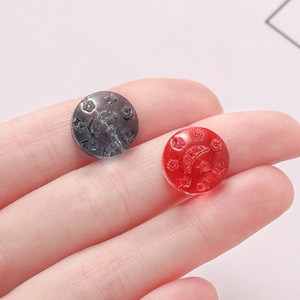 Colorful Translucent Glass Spacer <b>Beads</b> Round <b>Crystal</b> Lampwork For <b>Bracelet</b> Making AC4083 - Product Image 3