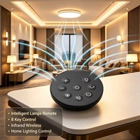 Lámparas Inteligentes Infrarrojas JCXK de 8 Teclas con Control Remoto, Plástico ABS, OEM, ODM, Suministro de Fábrica Personalizado