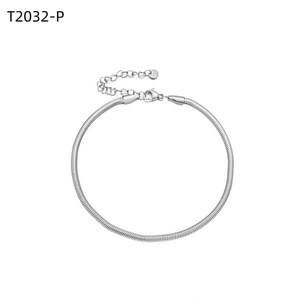 Amy Amy Fashion <b>Anklet</b> Stainless Steel <b>Silver</b> Plated Classic Style Women's Gift Jewelry T2032 - Product Image 3