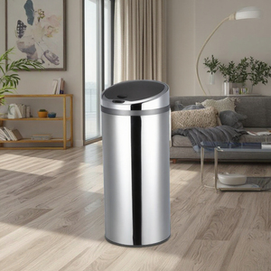 Thông Minh Thùng Rác Có Thể Chất Thải Bin Thép Không Gỉ Tự Động Cảm Biến Chuyển Động Hồng Ngoại Thùng Rác Chrome Mạ - Product Image 3