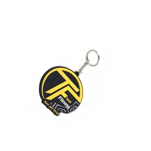 Kostenlose Probe Keychain Fabrik Schlüsselring, Nach Maß Umweltfreundliche Gummi Logo 2D/3D Weiche Gummi PVC Keychain