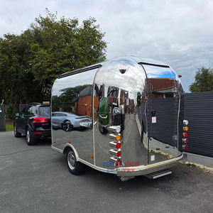 Remolque de barra móvil de acero a precio de fábrica, Mini remolque de comida de 10 pies, remolque de perritos calientes para café al aire libre - Product Image 5