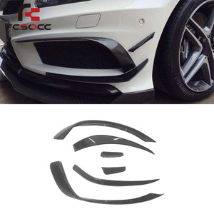 Aileron de pare-chocs avant en fibre de carbone pour <span class=keywords><strong>Mercedes</strong></span> <span class=keywords><strong>Benz</strong></span> Classe <span class=keywords><strong>A</strong></span> W176 <span class=keywords><strong>AMG</strong></span> A45 Pièces automobiles - Product Image 1