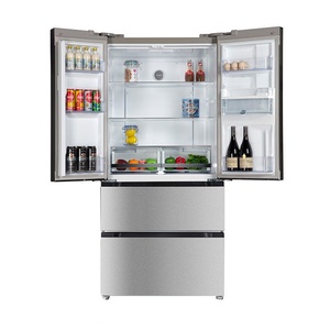 Réfrigérateur à quatre portes de style français avec distributeur d'eau, grande capacité 628L, congélateur réfrigéré intelligent sans givre - Product Image 6