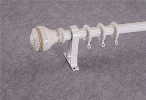 Window Customize Window Decoration <strong>Curtain</strong> <strong>Pole</strong> ,<strong>wooden</strong> <strong>Curtain</strong> Rod Set Metal CLASSIC Durable Aluminum Alloy PU Printing Process - Product Image 4