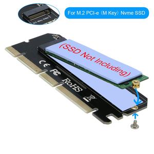 <span class=keywords><strong>M</strong></span>.2 NVME อะแดปเตอร์ SSD M2 NVME PCI Express X16 X8,X4ส่วนต่อขยาย SATA PCI-E PCIE Riser เพิ่มในการ์ดรองรับฮาร์ดดิสก์ NVME <span class=keywords><strong>M</strong></span>.2 - Product Image 4