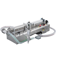 Máquina de Llenado Semiautomática de Alta Precisión, Llenadora de Líquidos con Pistón Neumático de Acero Inoxidable, 10ml/30ml/50ml-5000ml