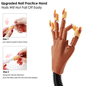 مانيكان أظافر مزيفة للتدرب باليد من أجل أطراف الأظافر للتدريب على التابوت لوازم أظافر أكريليك يدوية - Product Image 5