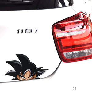10 Design di Adesivi Lenticolari 3D con Movimento di Personaggi Anime Giapponesi DBZ, Adesivo per Auto con Vegeta - Product Image 6