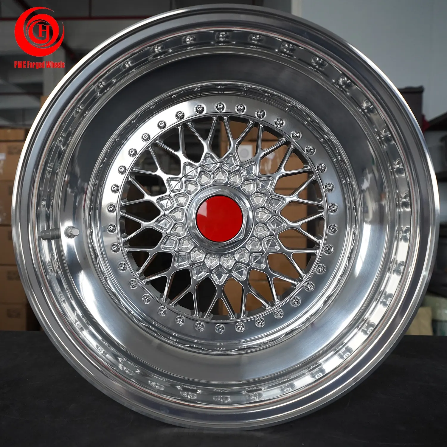 Llantas atornilladas de tres piezas 5x120 Custom Classic Ruedas forjadas de 3 piezas para BMW BBS