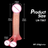 Weicher Silikon-Intim-Protektor, Realistische Textur für zusätzliche Länge, IPX7 Wasserdicht, Erwachsenen-Sexspielzeug