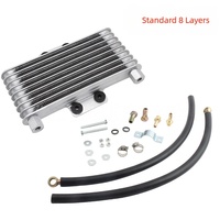 Radiateur de refroidissement d'huile de moto à commande directe d'usine, pièces de modification de moteur, petit kit double face 6 couches 8 couches, grand kit