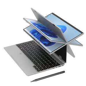 全新设计14英寸瑜伽多点触摸屏Fhd电脑16Gb Rgb背光键盘商务游戏低价笔记本电脑