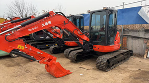 Excavadora de orugas usada 2022 KX155-5 U55-4 U50 Zero Tail Bagger con capacidad de cazo de 0.19m, compatible con Kubota KX161 KX163 KX165 - Product Image 2