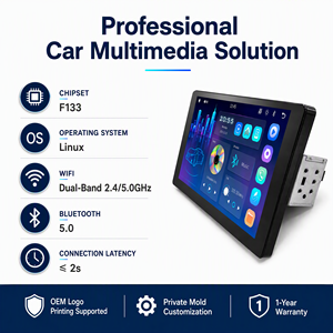 Radio Universal para Auto con Pantalla Táctil, Reproductor de Video, Estéreo para Tablero, Unidad Principal de Navegación Multimedia - Product Image 2