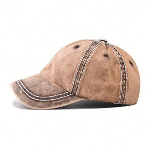 หมวกเบสบอลเด็กผ้าเดนิมคุณภาพสูง สีพื้น สไตล์สปอร์ต  ติดกระดุมโลหะ  สำหรับเด็ก - Product Image 3