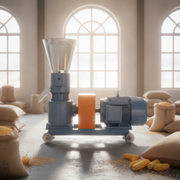 Machine à granulés d'aliments pour animaux, machine à granulés d'aliments pour animaux, machine de fabrication de granulés de bois, machine de traitement des aliments pour animaux